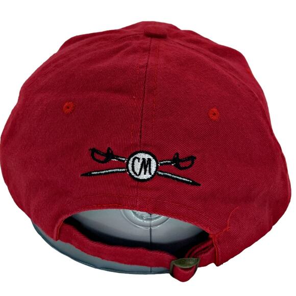 Captain Morgan Rum Red Distressed Adjustable Baseball Hat Cap - Picture 3 of 5